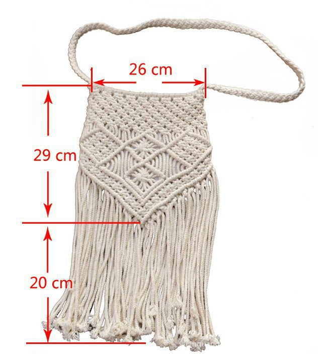 Fashion Bohemian Crochet Crossbody Bag for Women