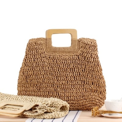 Vintage Styled Straw Bag