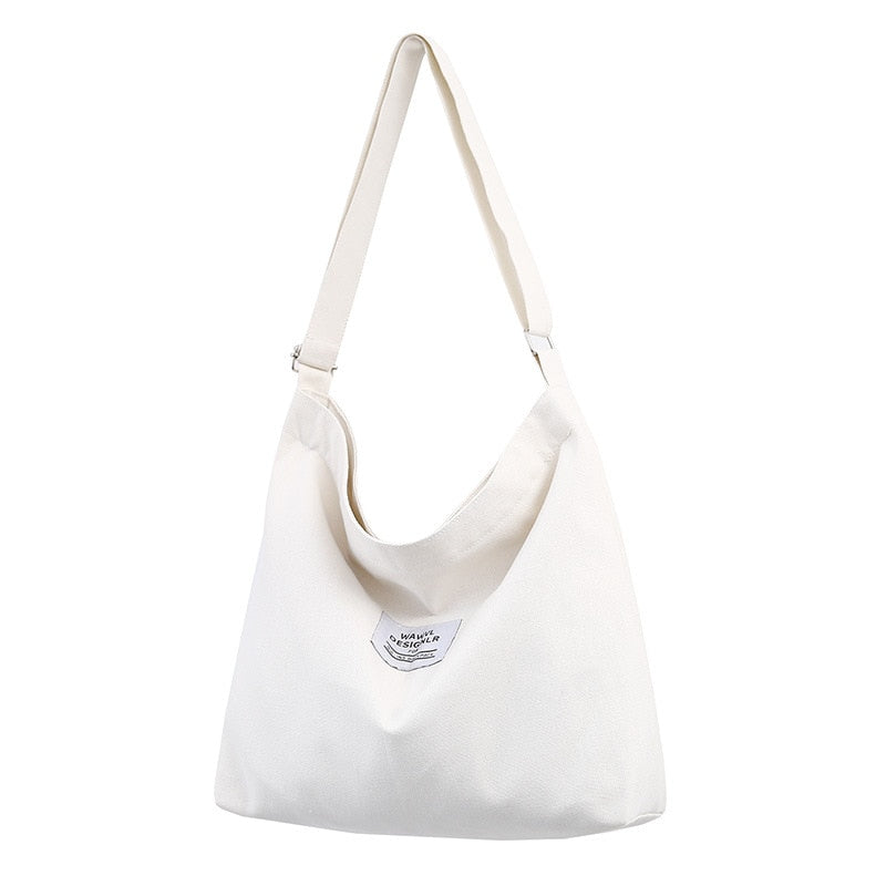 Retro Style Canvas Shopping Bag