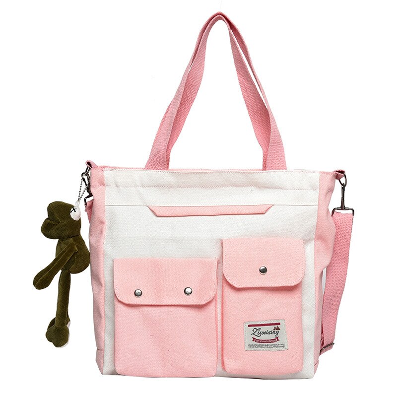 Double Pocket Canvas Bag