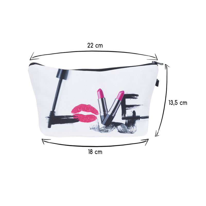 Fashion 3D Printed Cosmetic Bags