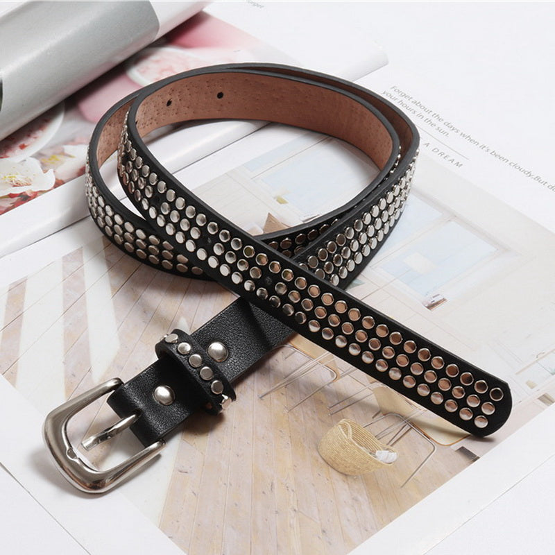 Glam Rock Rivet Belt Bag