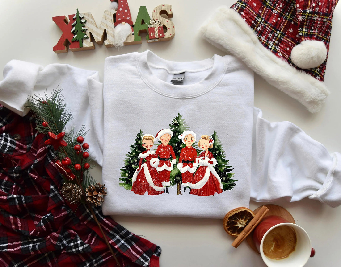 White Movie Song Girl Gifts Christmas Hoodie