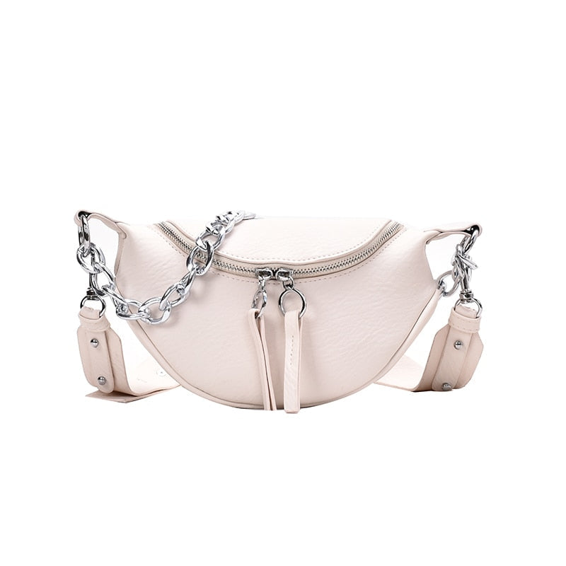 Oversized Chain Crossbody Bag