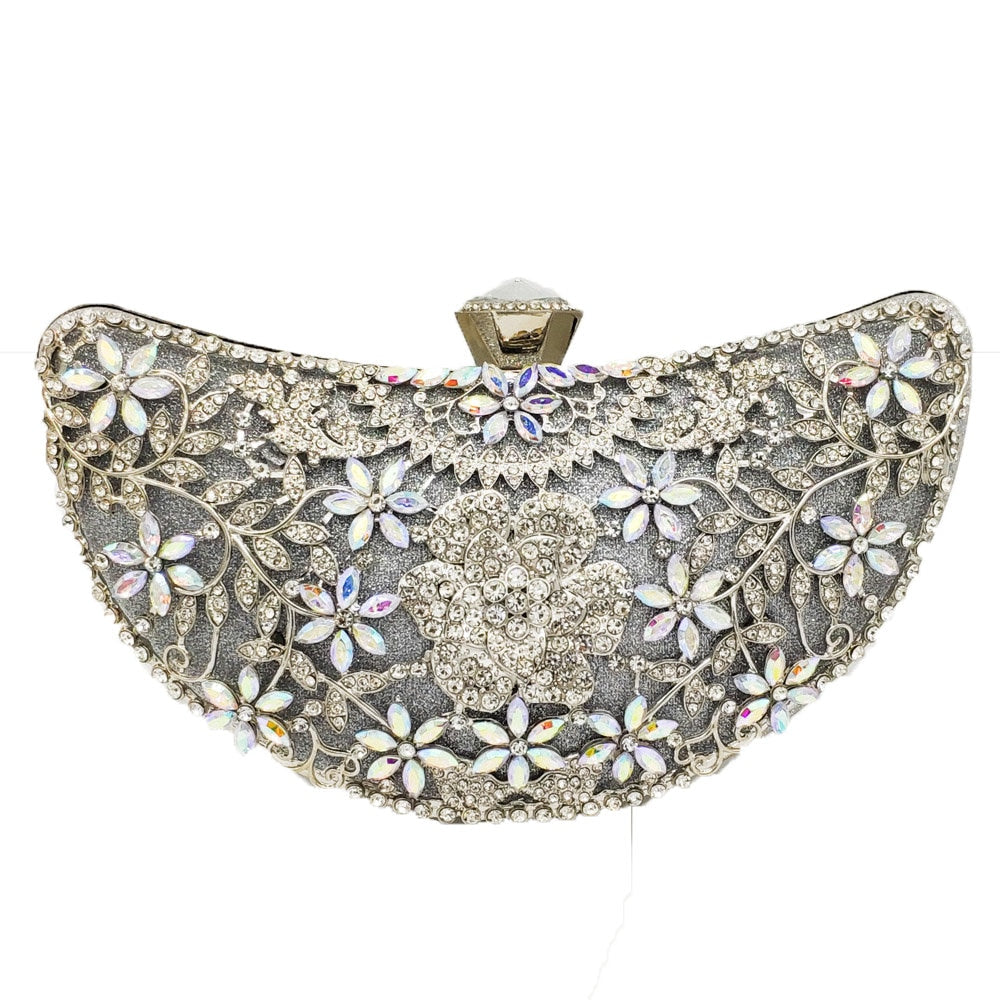 Luxury Crystals Decorated Handbag