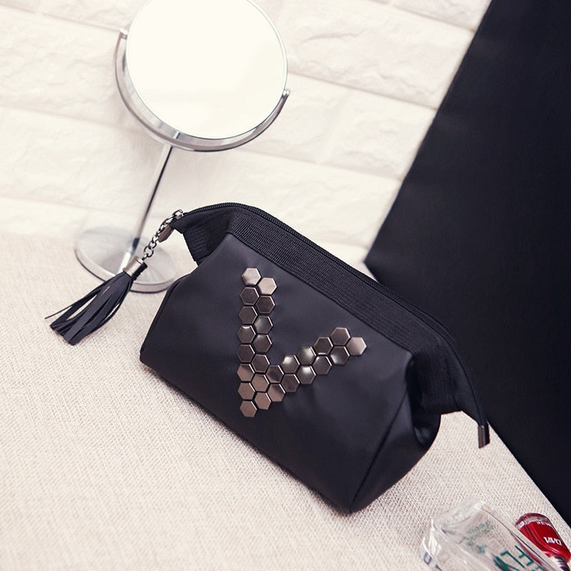 V Mosaic Cosmetic Bag