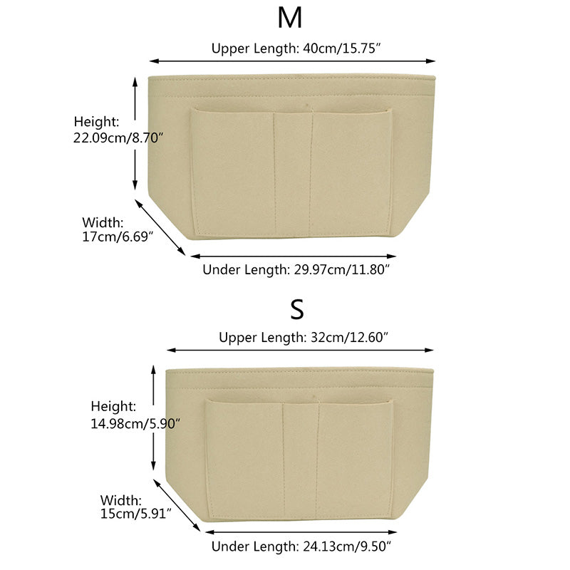 Portable Multi-Functional Felt Cosmetic Bags