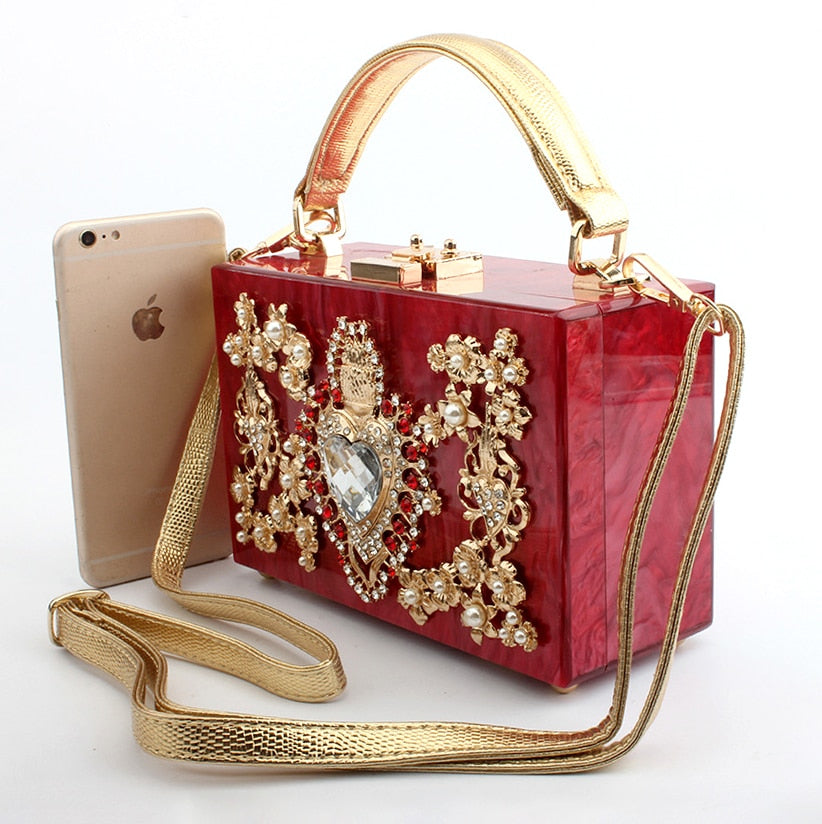 Luxury Vintage Evening Clutch Bag