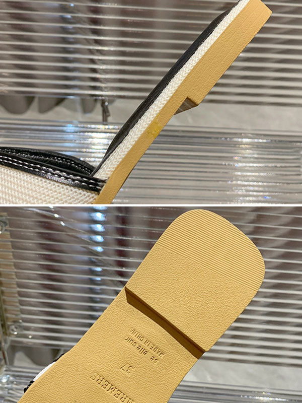 Hollow Open Toe Split-Joint Slippers Sandals