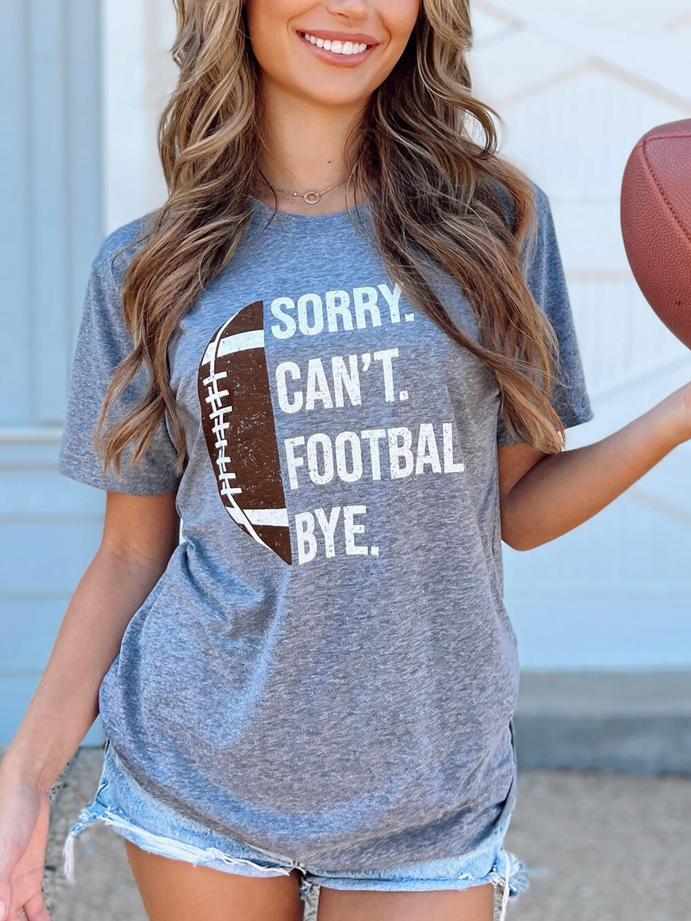 Sorry. Can'T. Football. Bye. Unisex Comfy Tee