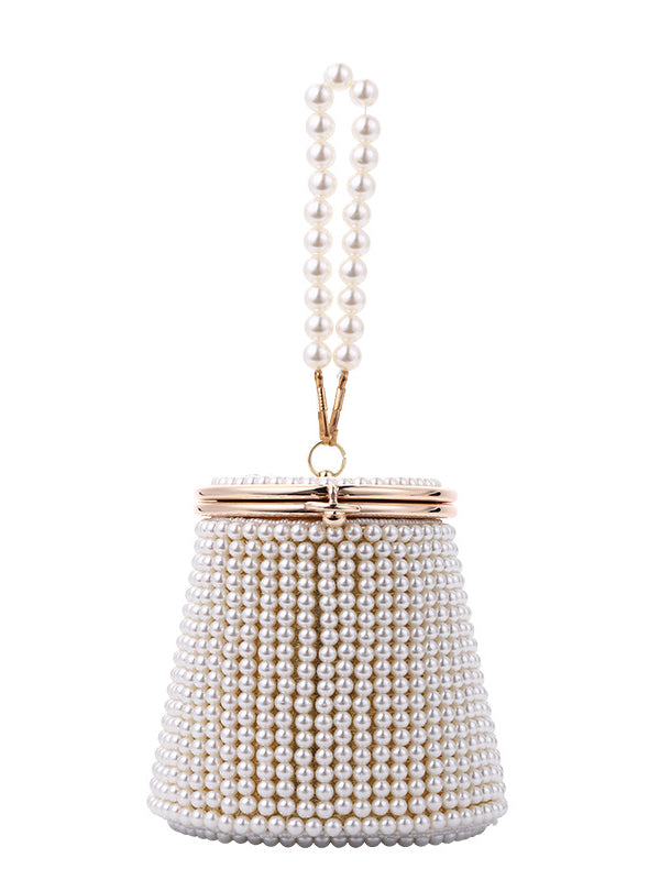 Geometric Pearl Handbags