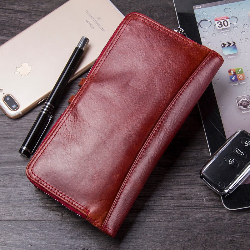 Spacious Genuine Leather Wallet for Women