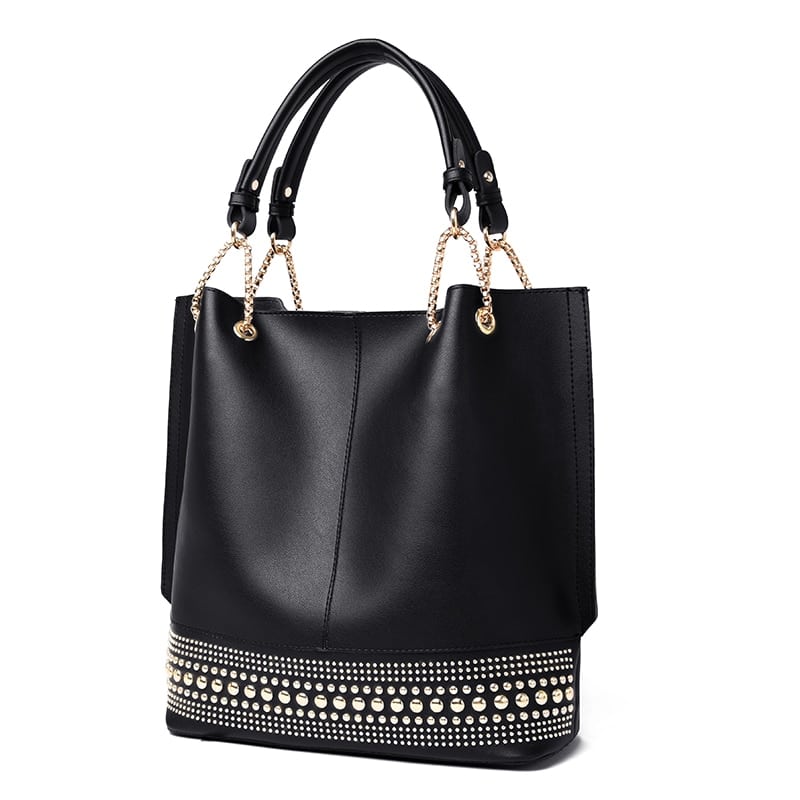 Rivet Handbag 3 Pcs Set