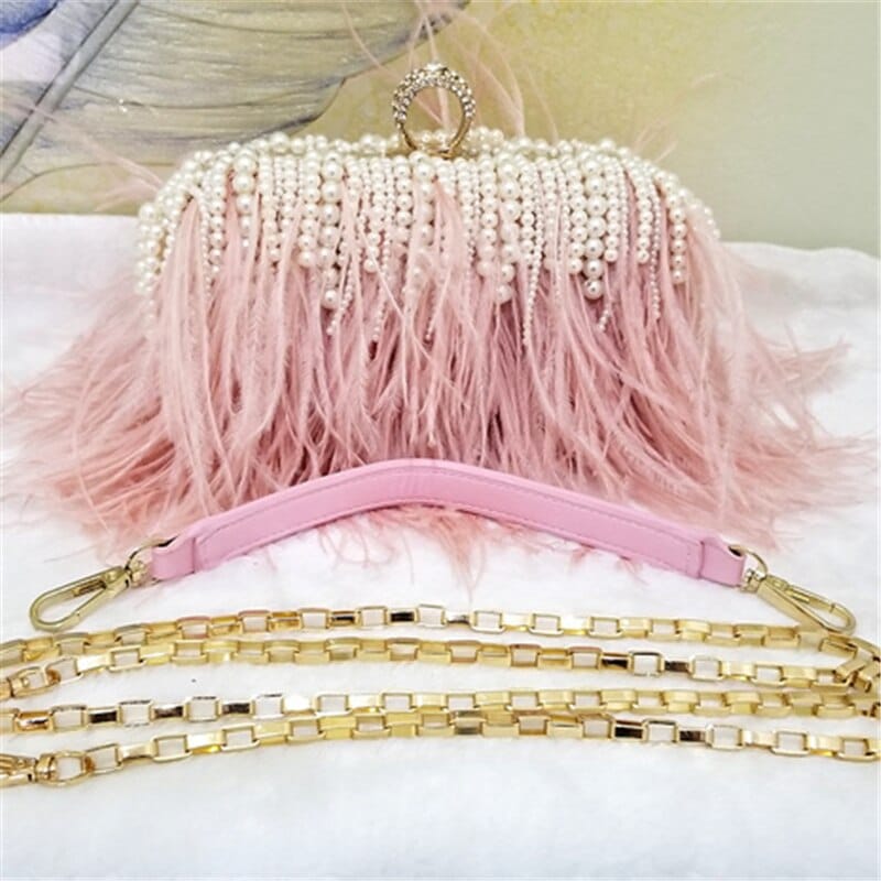 Luxury Fur Clutch Bag
