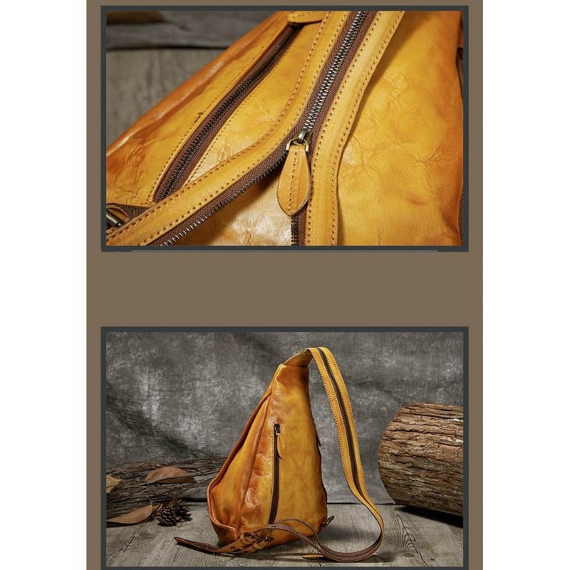 Flower Embossed Leather Backpack