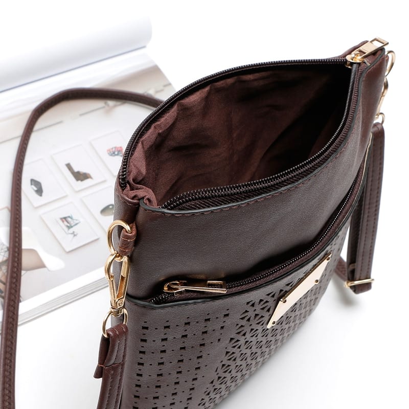 Flat Patterned Crossbody Bag