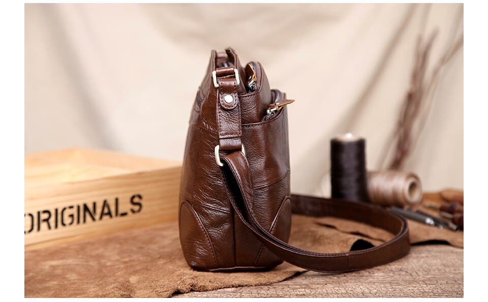 Large Capacity Leather Shoulder Bag