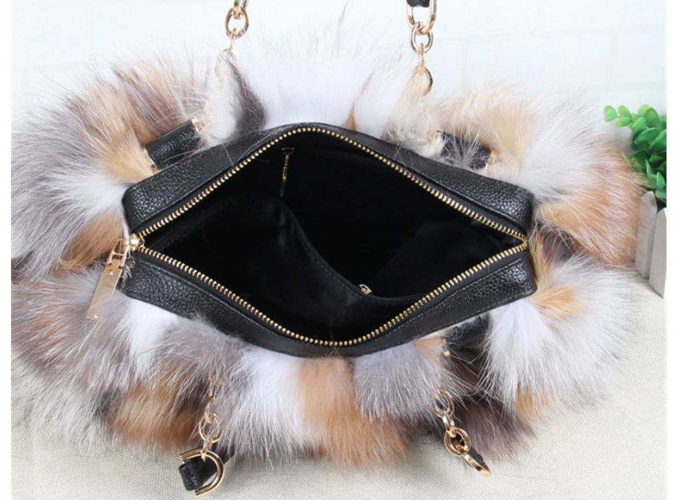 Fox Fur Tote Bag