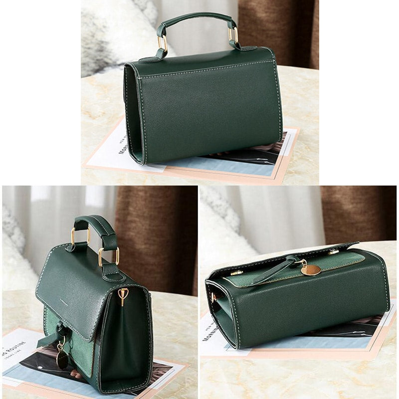 Solid Leather Handbag