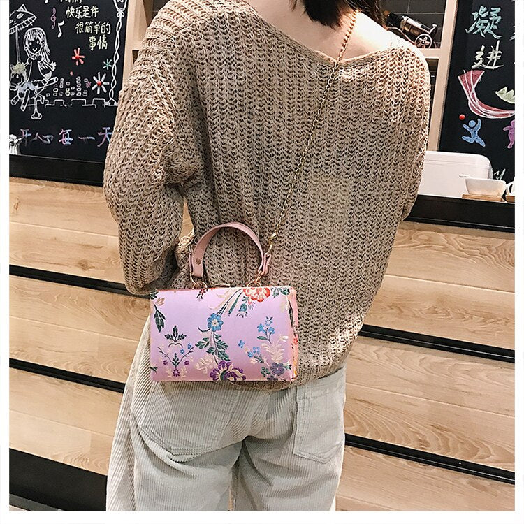 Asian Themed Crossbody Bag