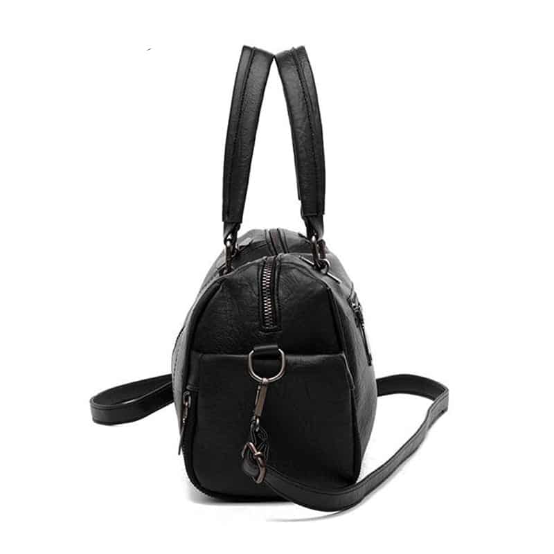 Classic Shoulder Bag with Zipper