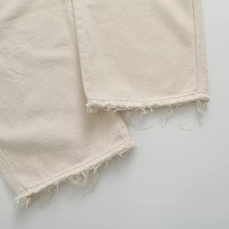 Amerie High Waisted Cropped Mom Jeans - 2 Colors