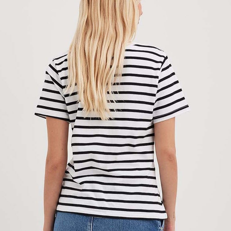 Bonnies Basic Breton Stripe Crew Neck Tees