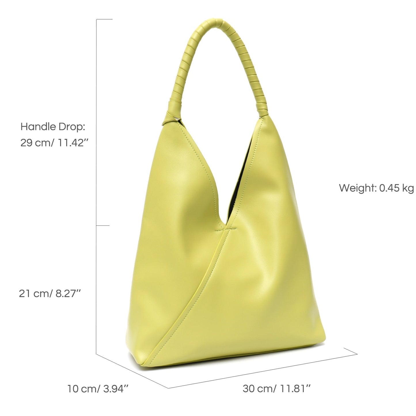 Cecile Origami Fold Hobo Bag - 3 Colors