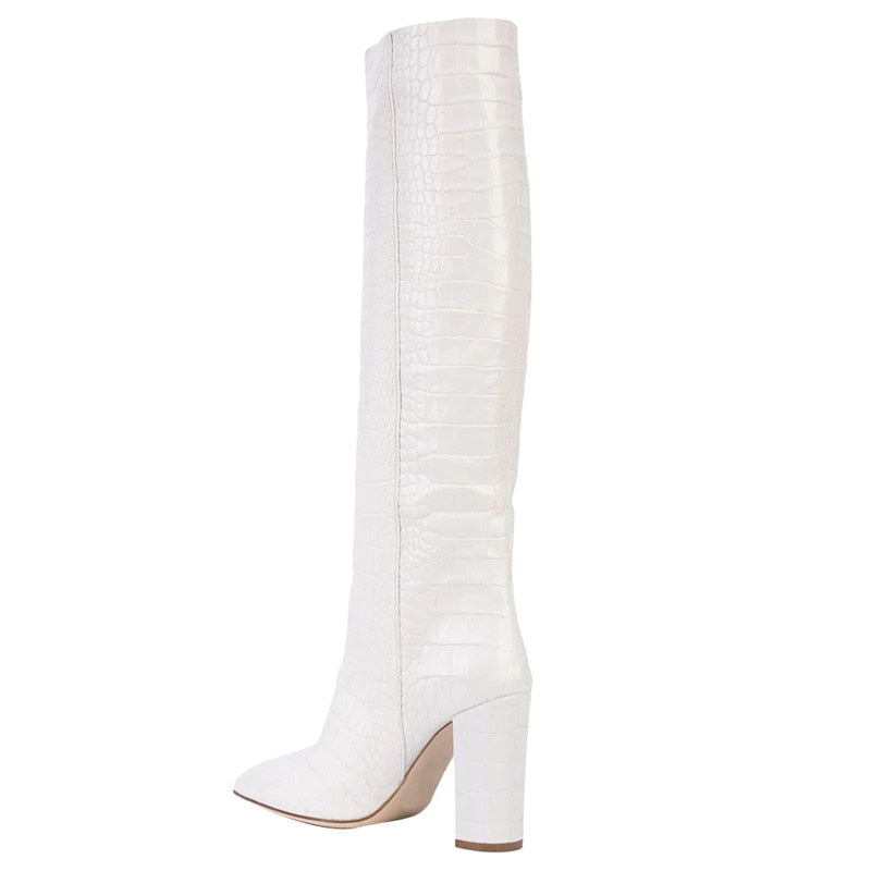 Croco and Serpentine Prints Boots