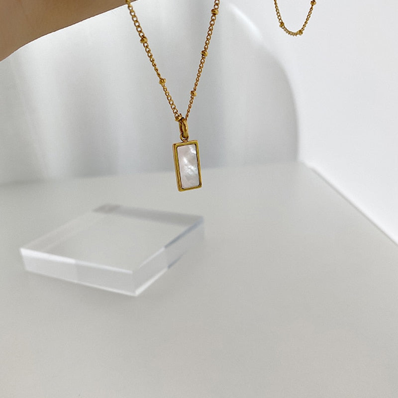 Deana Malachite Abalone Pendant Necklaces - 3 Styles