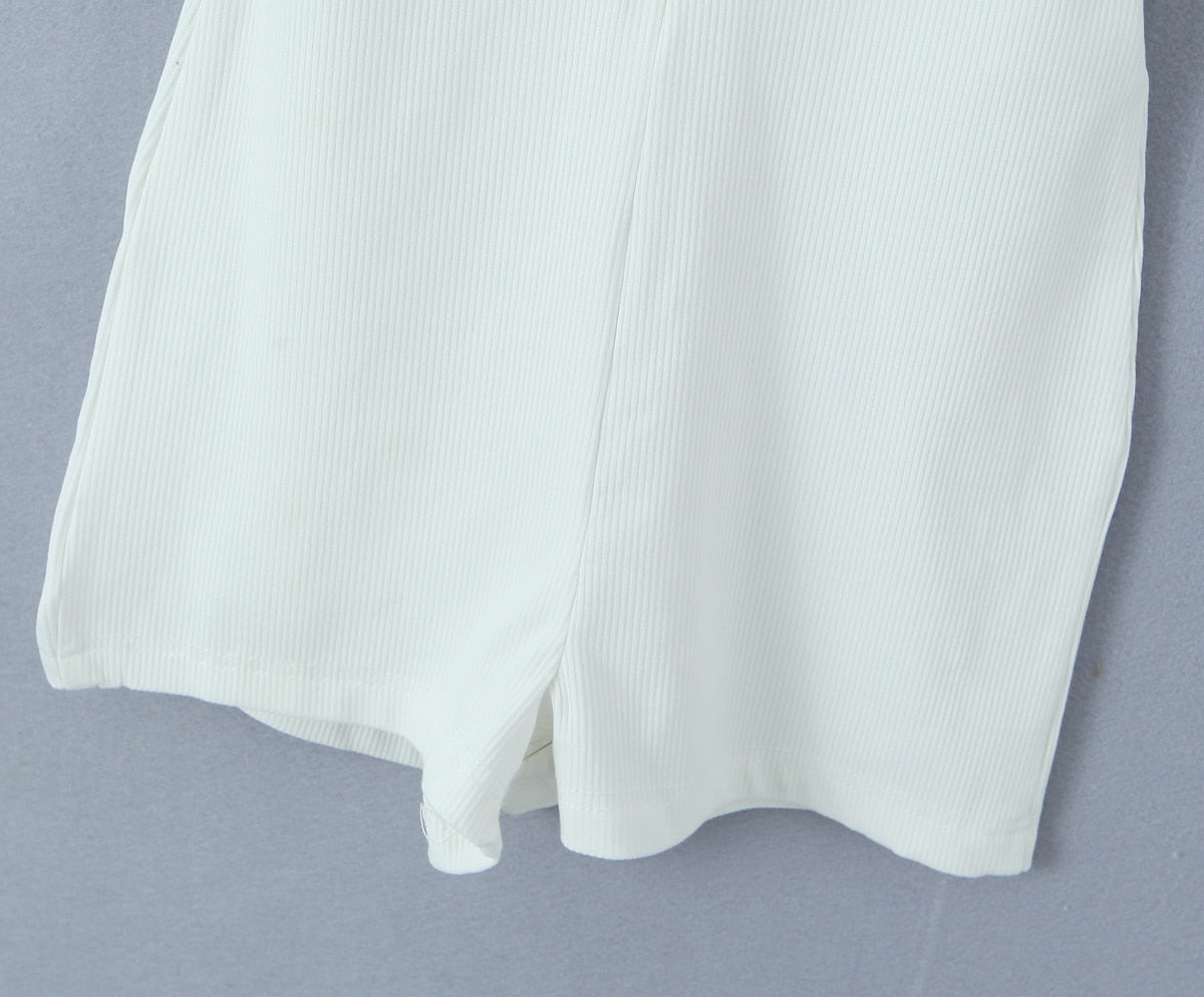 Ellia Y2K Cyclist Bodysuits - 2 Colors