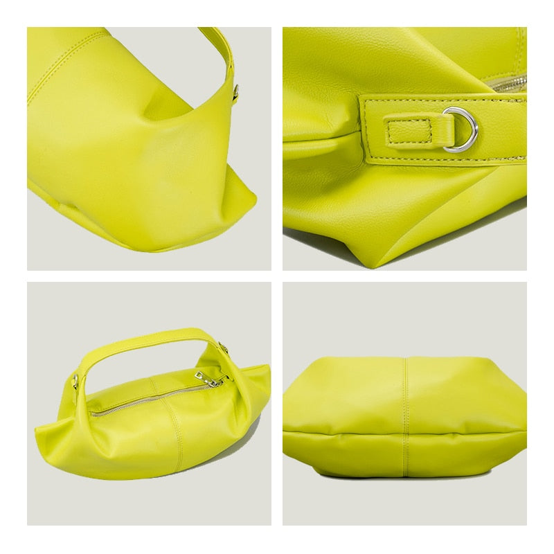 Evie Elongated Patchwork Hobo Bags - 13 Colors