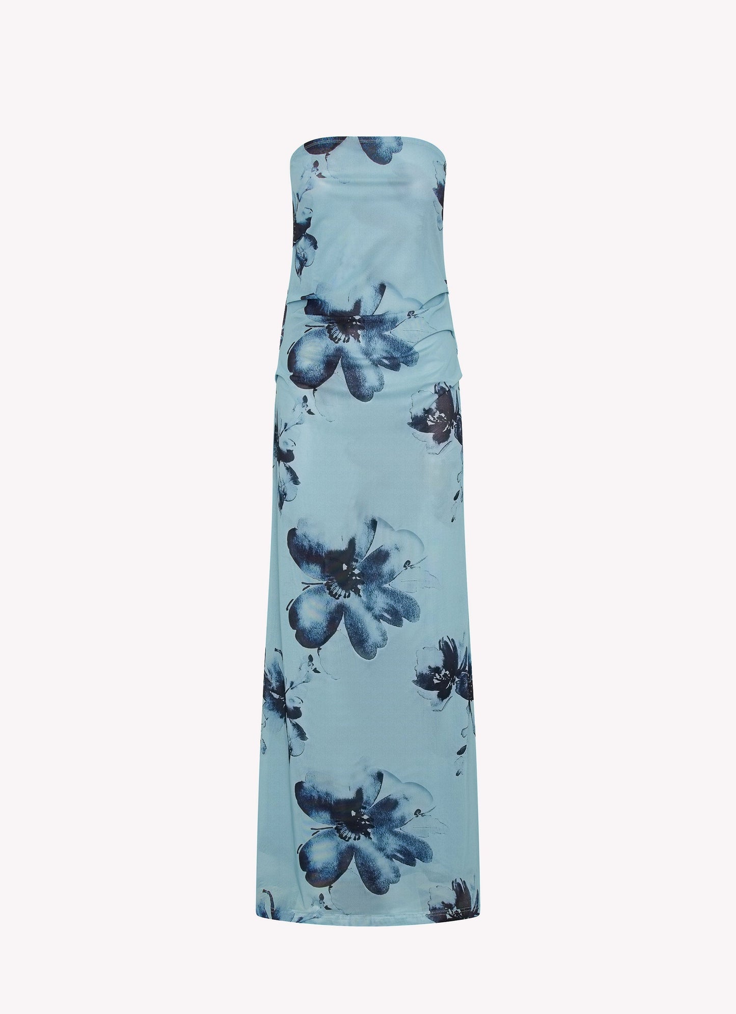 Massima Maxi Dress - Blue Black Floral