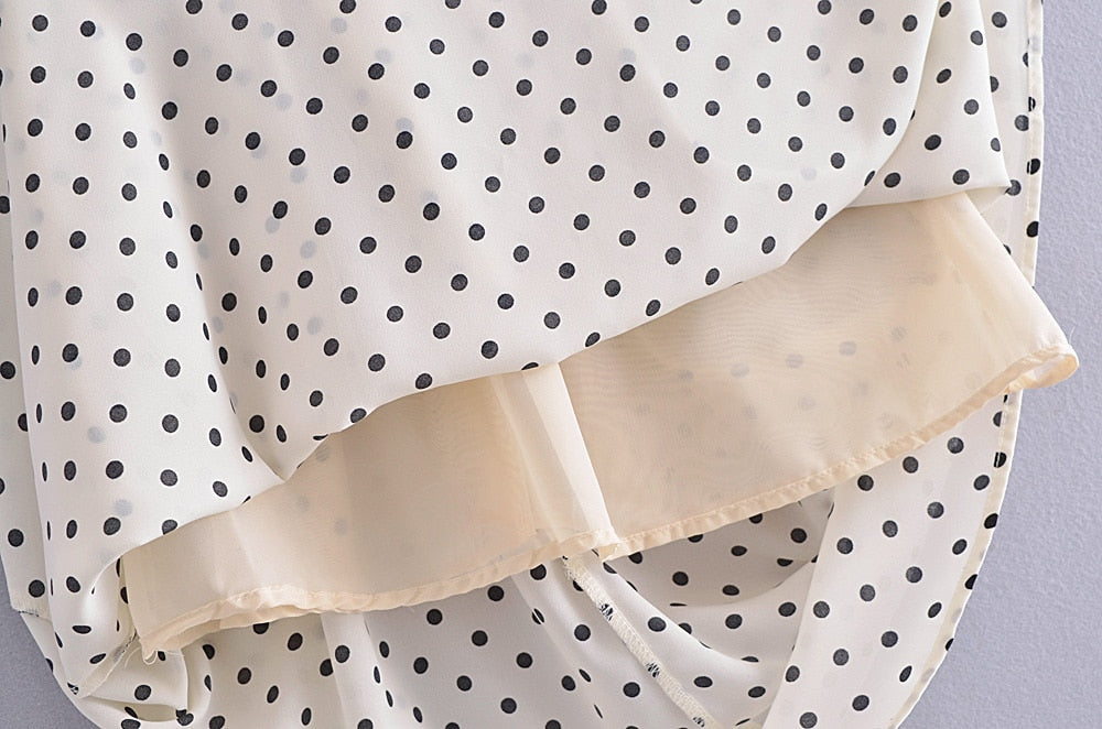 Fyra Polka Dots Spaghetti Strap Dress