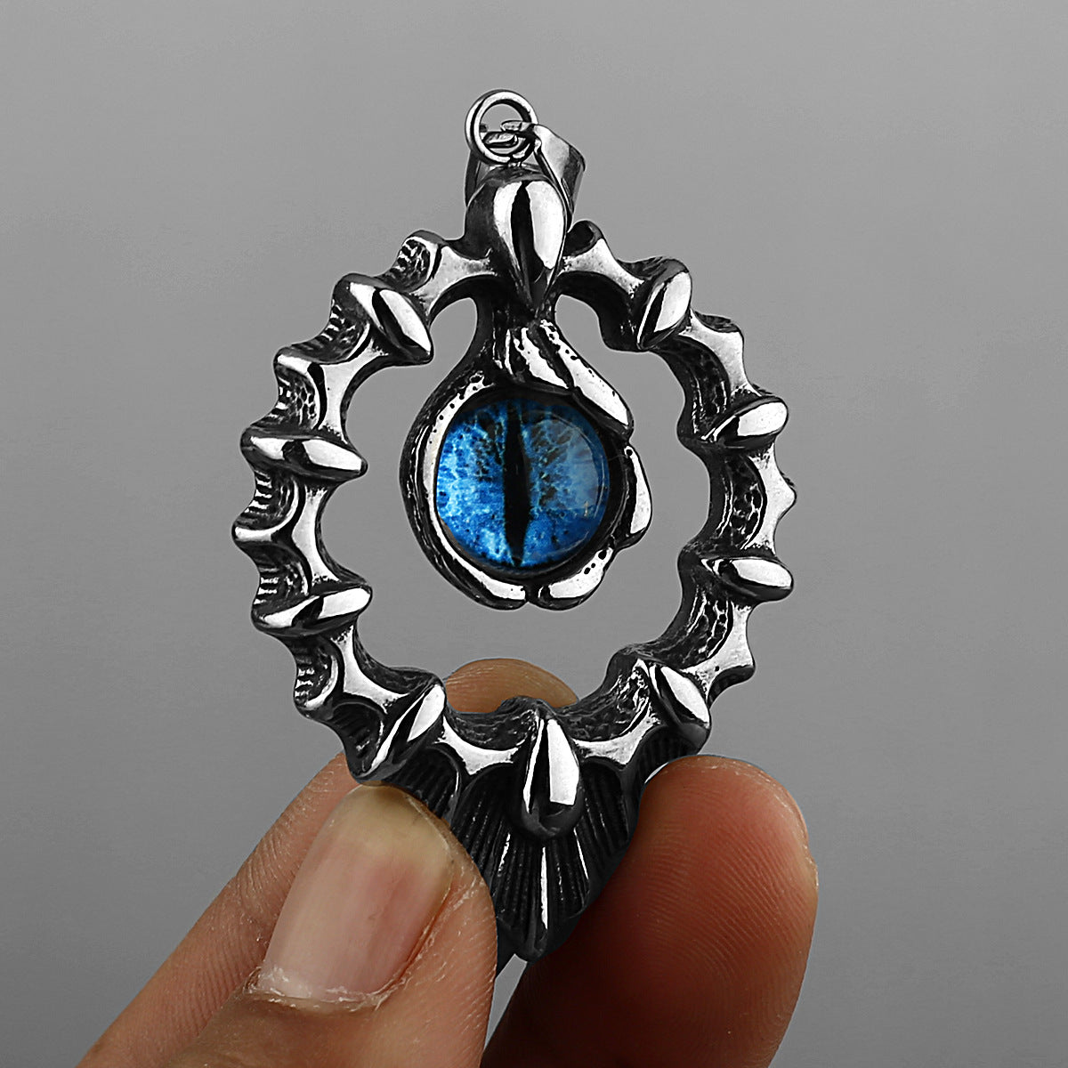Goth Devil's Eye Necklace