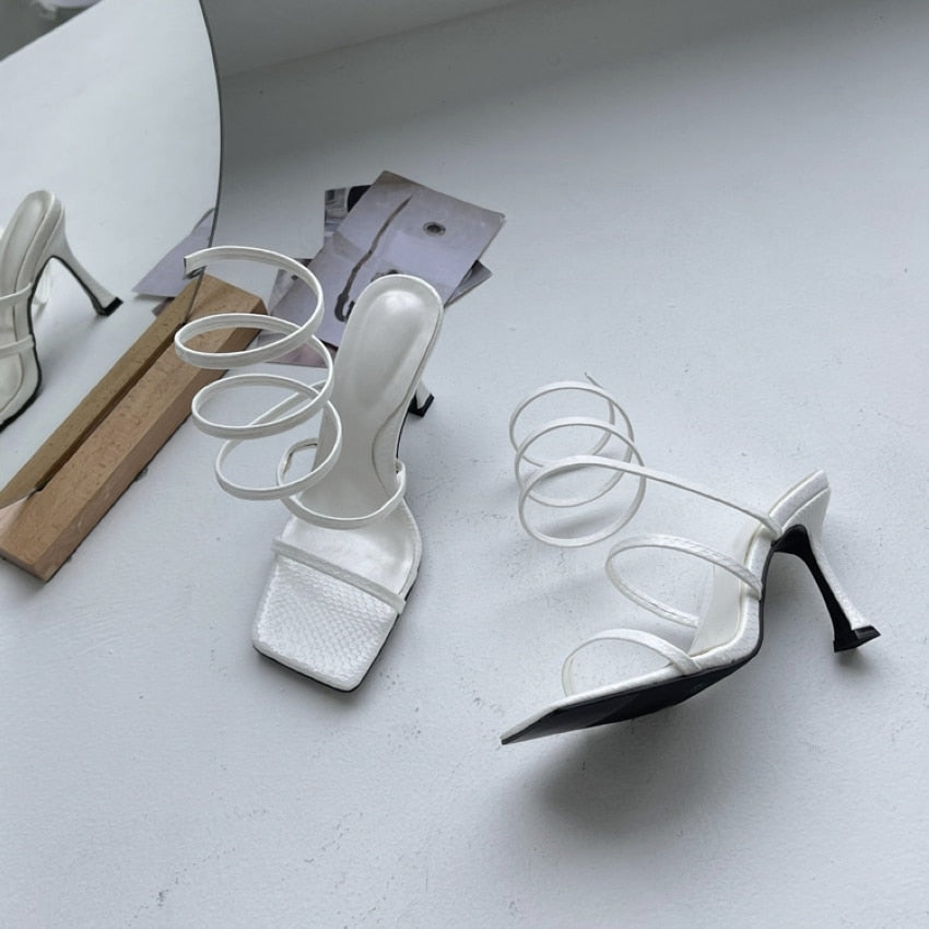 Katniss Wrap Around Gladiator Sandals - 3 Colors