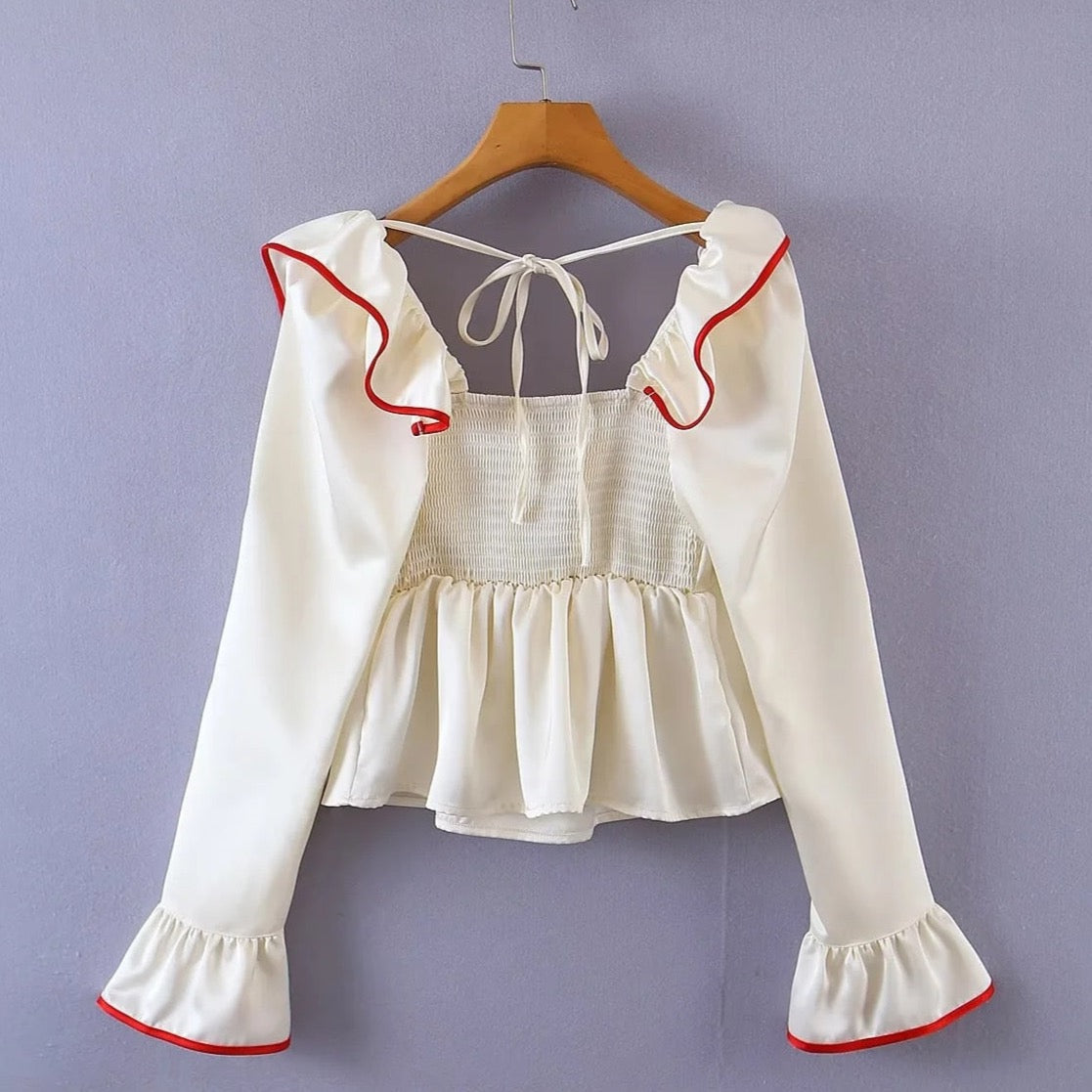 Lani Babydoll Ruffle Blouse - 5 Colors