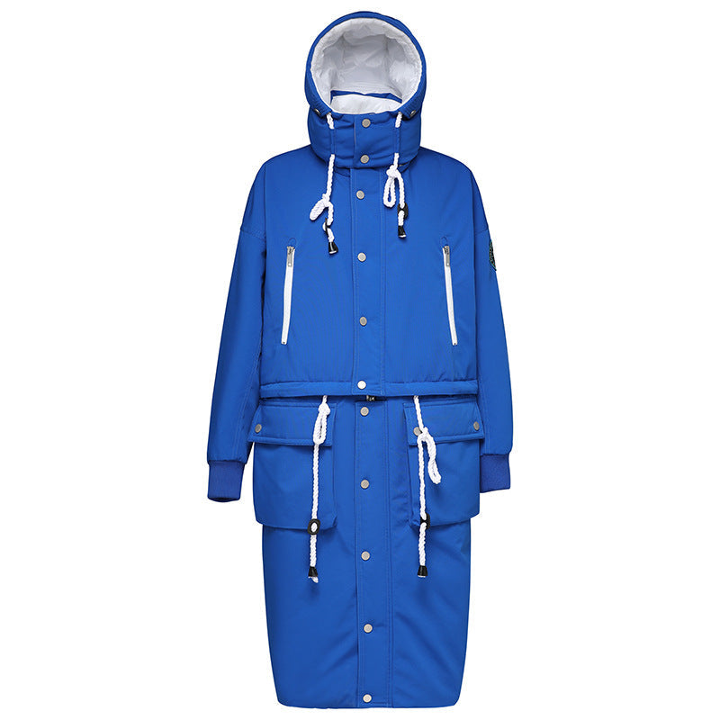 Long Winter Coats Womens Hooded Down Jacket