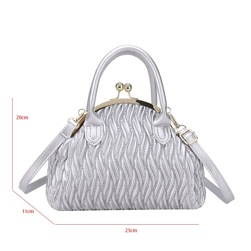Loreth Chevron Pattern Woven Coin Bags - 7 Colors