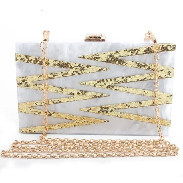 Acrylic Evening Bags Shining Handbag