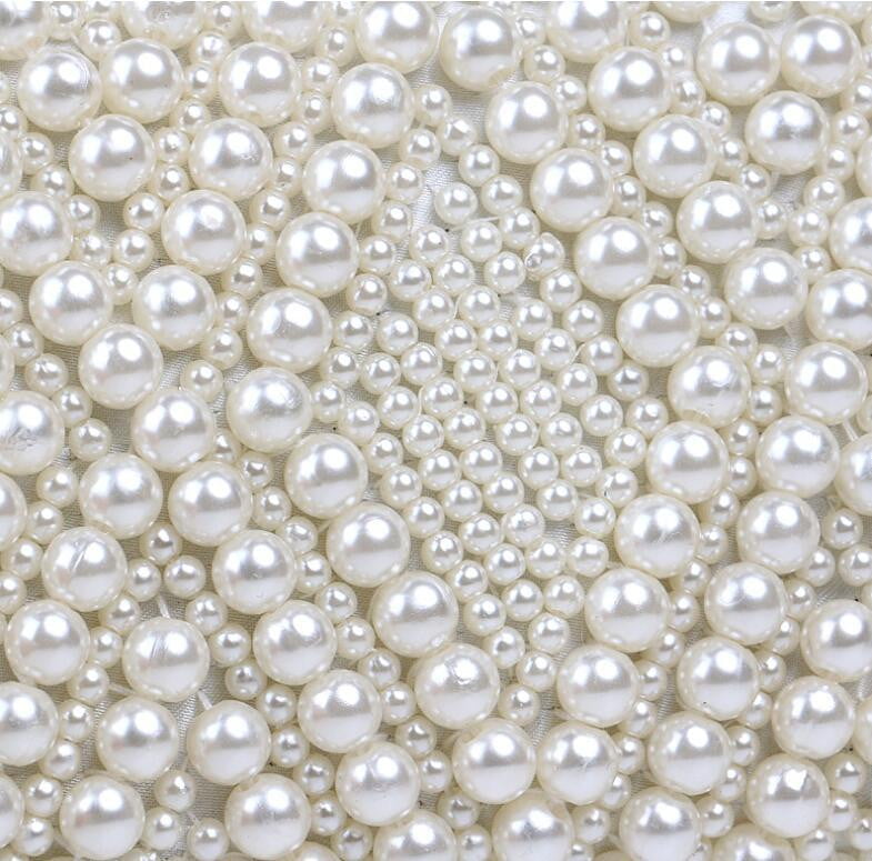 Beaded Evening Bags Artificial Pearls Clutches