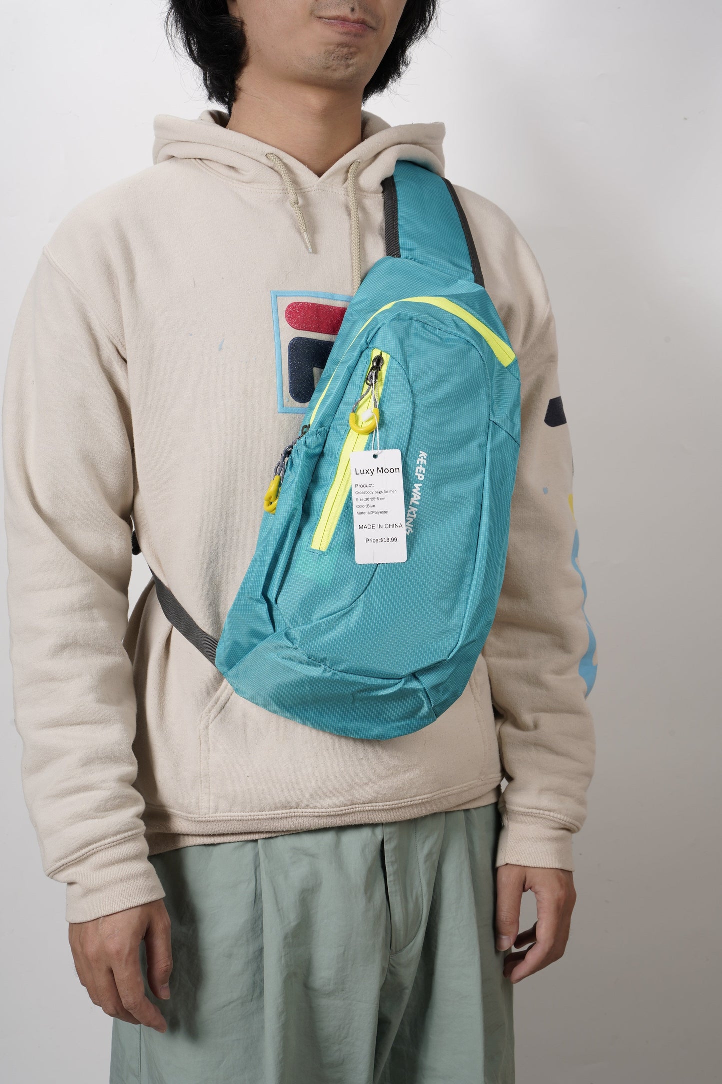 Crossbody bags for men Sling Bags Men Shoulder Backpack Small Cross Body Chest Sling Backpack