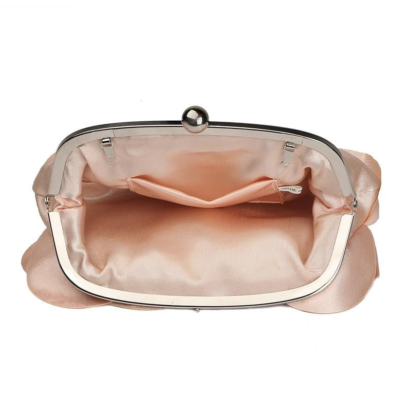 Flower Evening Bag Fashion Rose Chain Clutch
