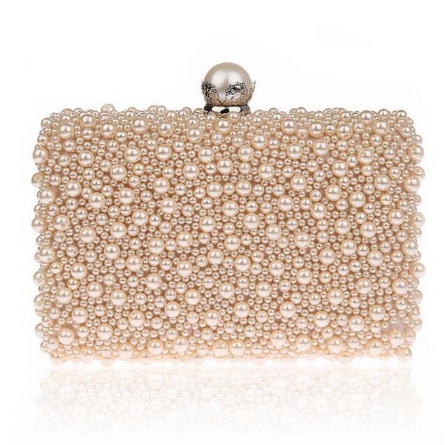 Full Pearls Evening Bags Day Clutches