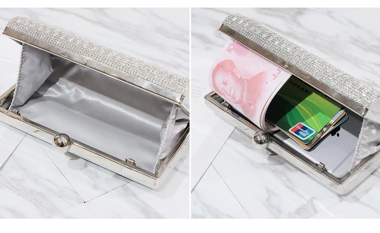 Rhinestone Evening Bags Luxury Wedding Clutches
