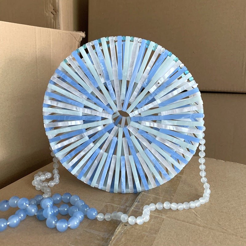 Round Acrylic Beach Hollow Party Bag