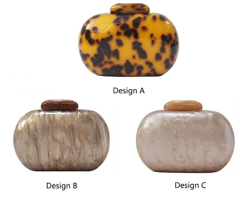 Wedding Evening Bag Oval Vintage Party Clutch