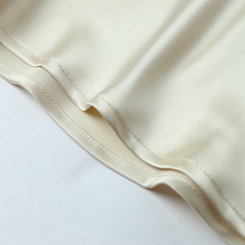 Lyla Front Knot and Backless Satin Maxi Dress