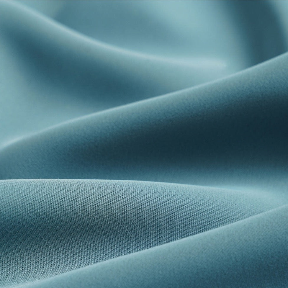 Milla Blue Satin Tux Shirt Blouse