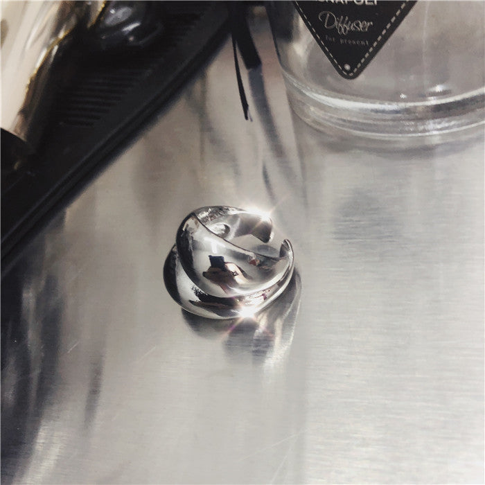 Minimalist Bubble Band Rings - Gold or Silver